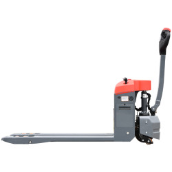 wózek paletowy elektryczny bok