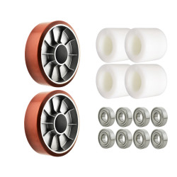 Zestaw kół i rolek do wózka...