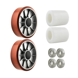 Zestaw kół i rolek do wózka...