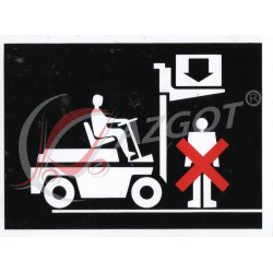 Naklejka Zakaz Stawania Pod...